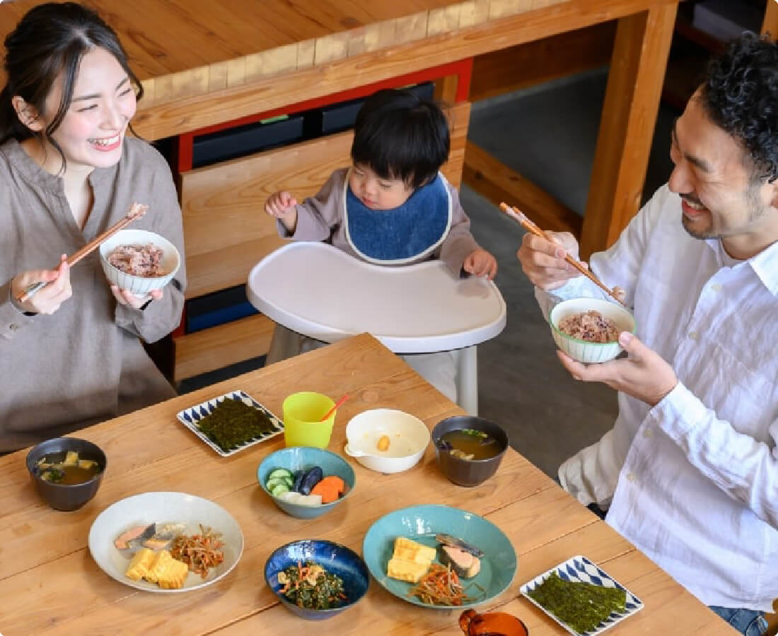 家族みんなが「おいしい」サンジルシのグルテンフリー