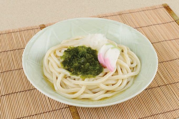 あおさ入り冷やしおろしうどん