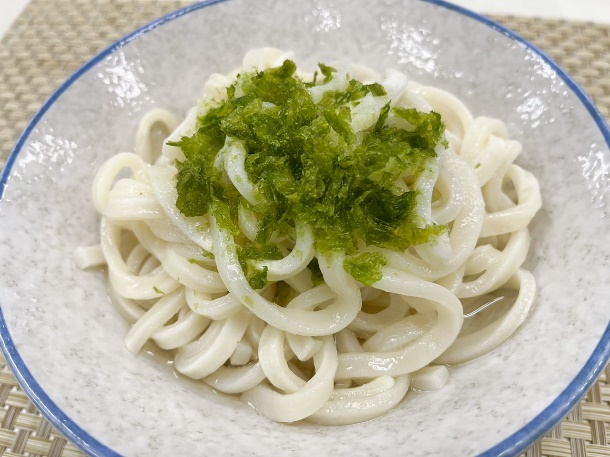 あおさ入りかけうどん