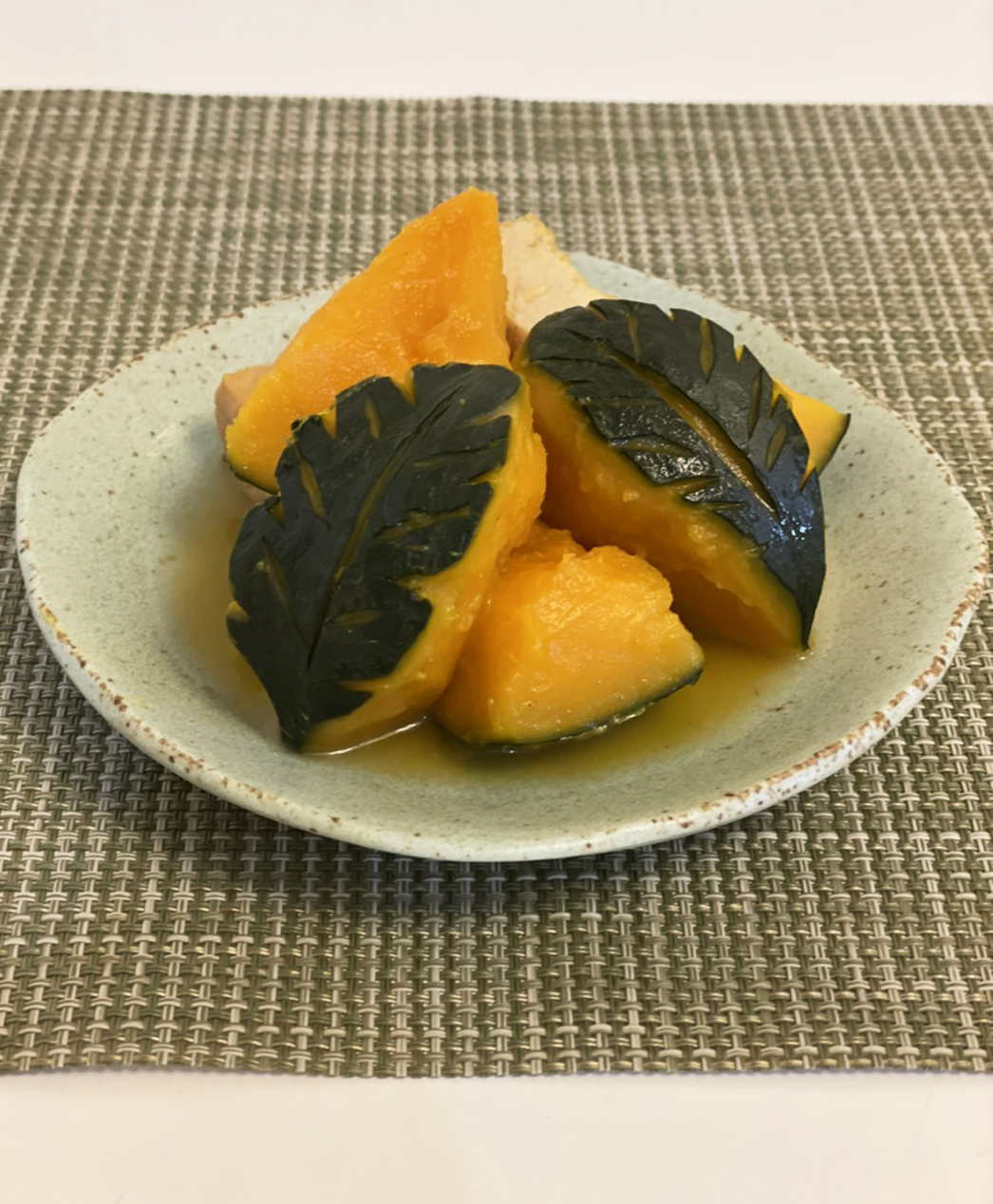 ほっこりかぼちゃの黒糖煮