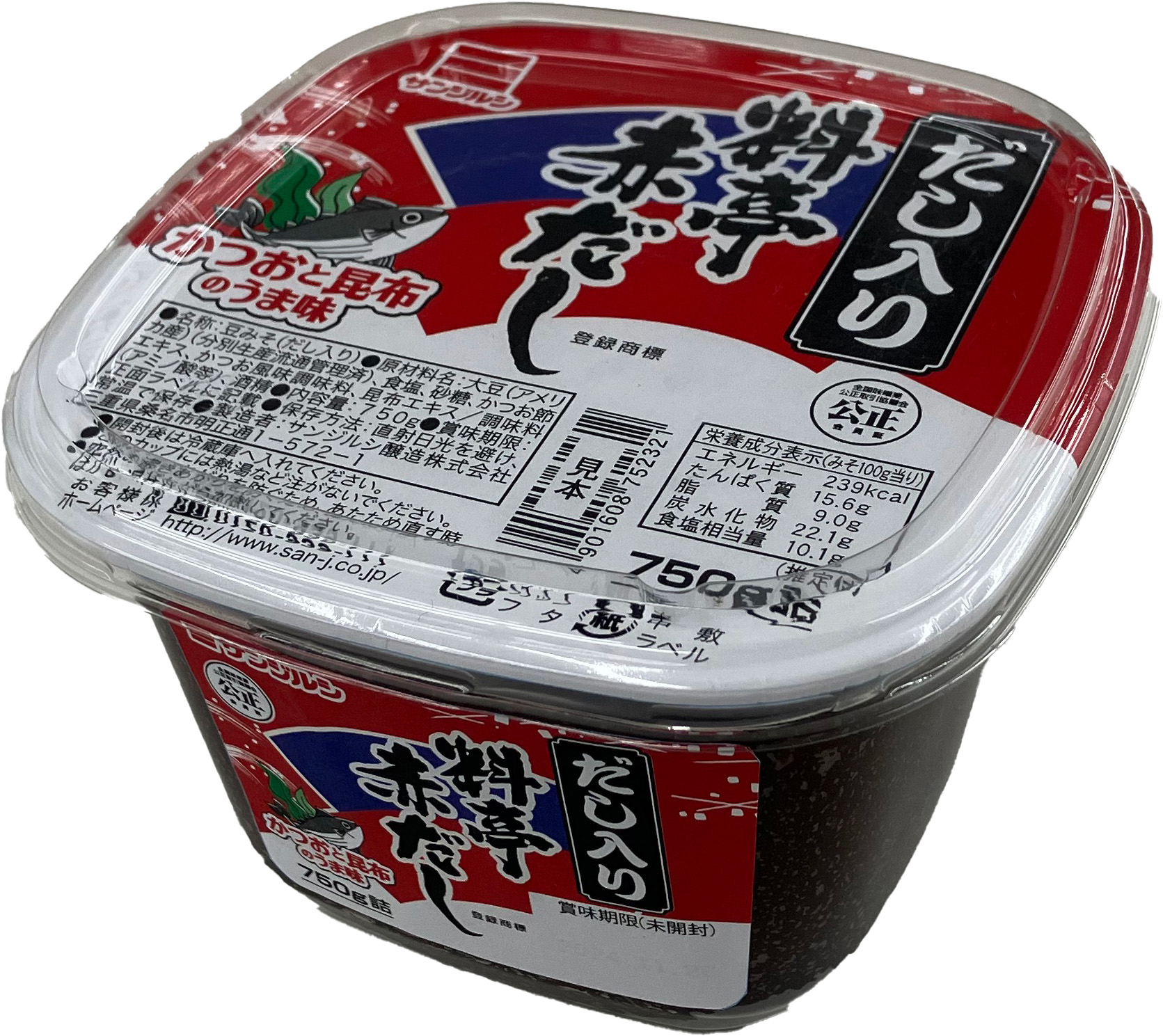 だし入り料亭赤だし　750g