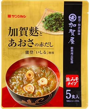 加賀屋総料理長監修加賀麩とあおさの赤だし　5食