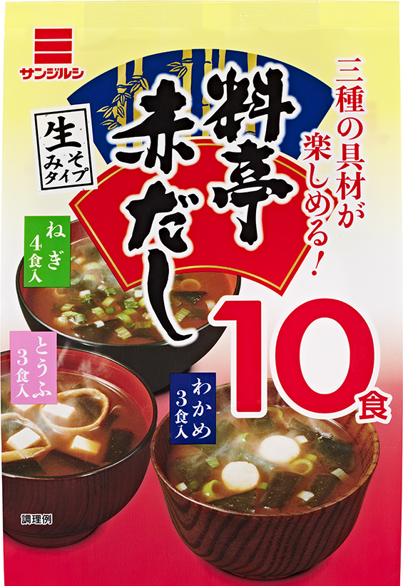 即席みそ汁料亭赤だし　10食